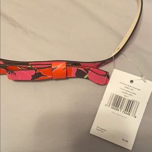 Kate Spade Rio Floral Bow Belt size large